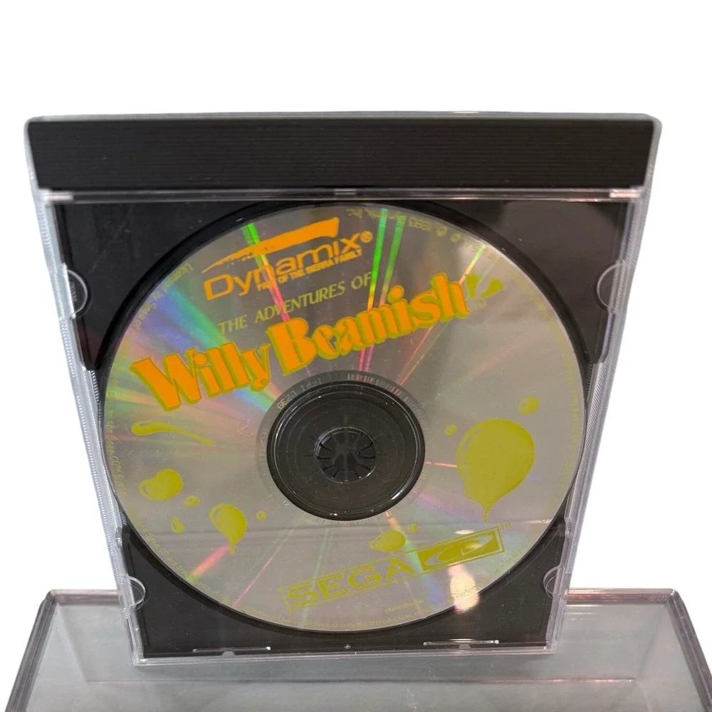 Adventures of Willy‎ Beamish Sega Game CD 1993 CIB Manual Reg Card Case
